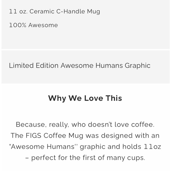 FIGS mug - Picture 6 of 6